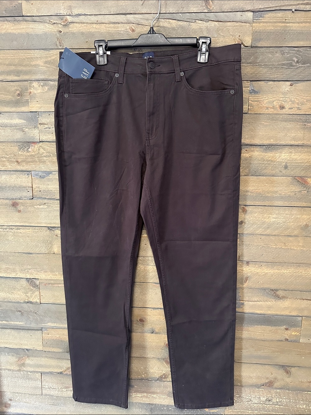 GAP Men's Slim Straight Jeans - Dark Brown